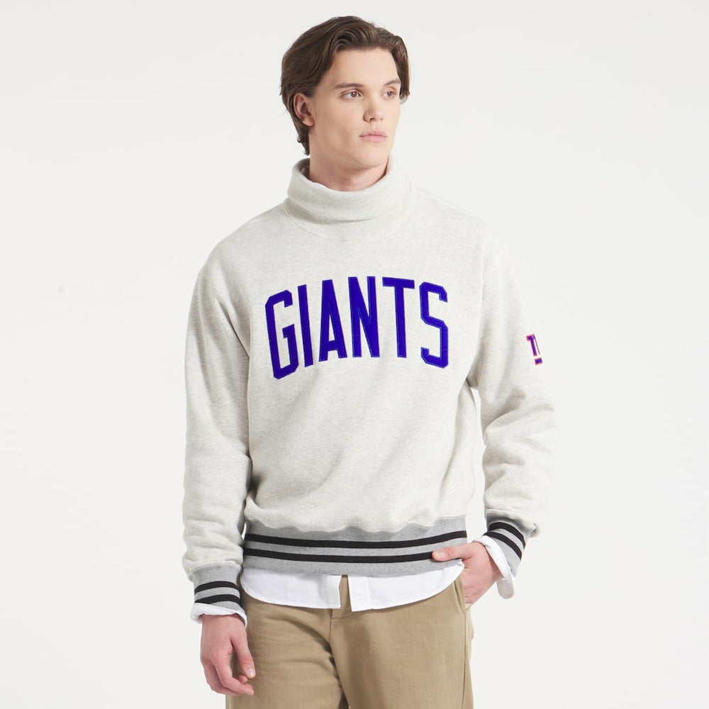New York Giants x Todd Snyder Relaxed Canadian Fleece Turtleneck - Oatmeal online
