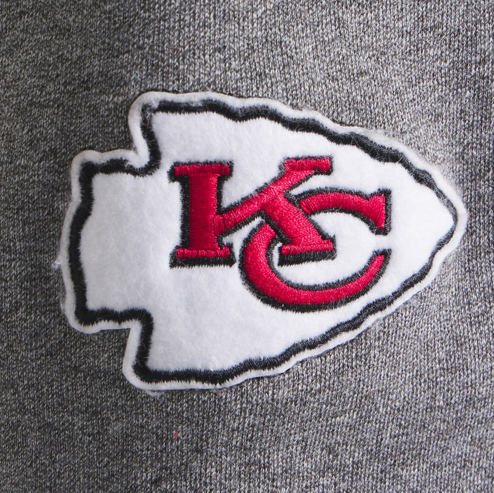 Kansas City Chiefs x Todd Snyder Relaxed Canadian Fleece Turtleneck - Heather Gray cheap