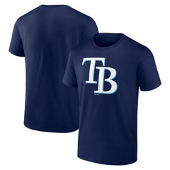 Tampa Bay Rays Profile Big & Tall Primary Logo T-Shirt Navy