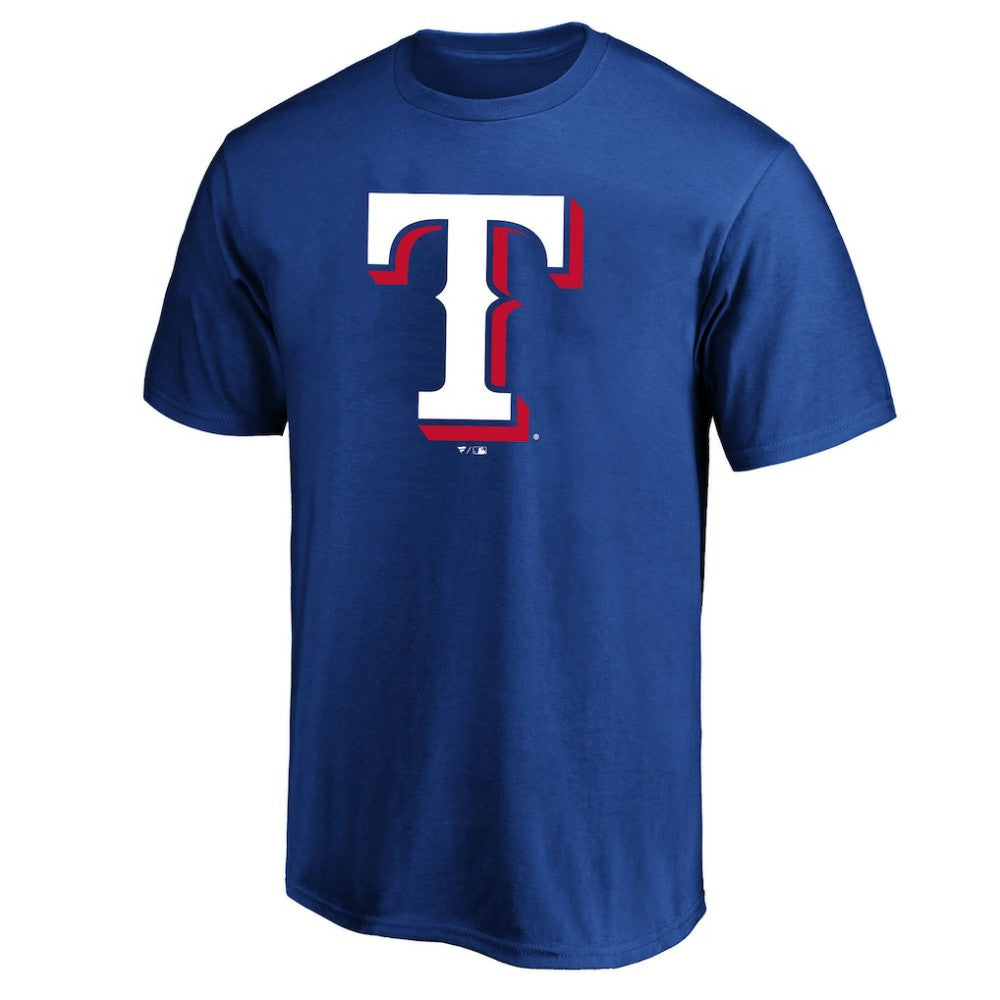 Texas Rangers Profile Big & Tall Primary Logo T-Shirt Royal