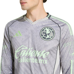 Club America 2025/26 Third Replica Long Sleeve Jersey - Gray for sale