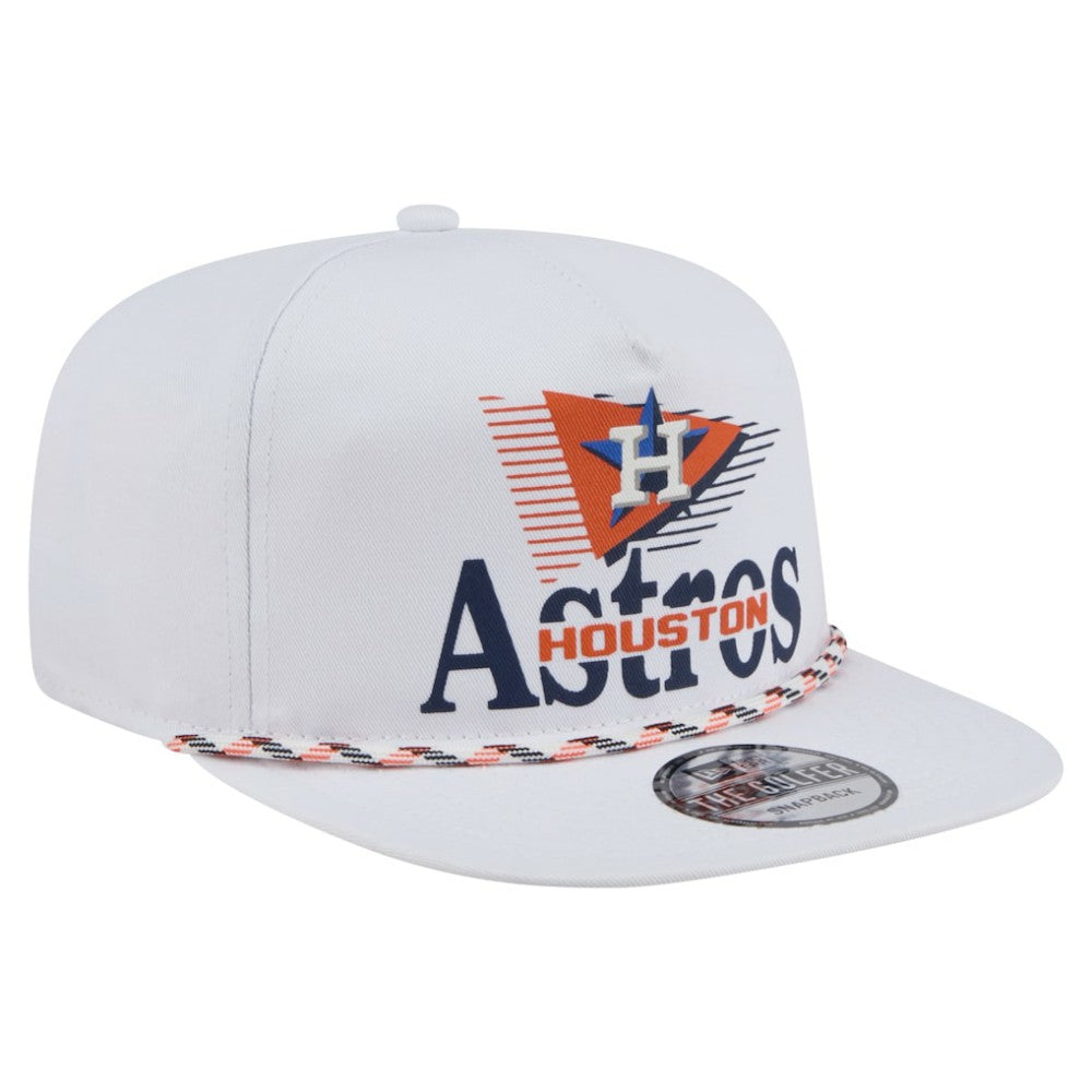 Houston Astros Collide Golfer Snapback Hat White