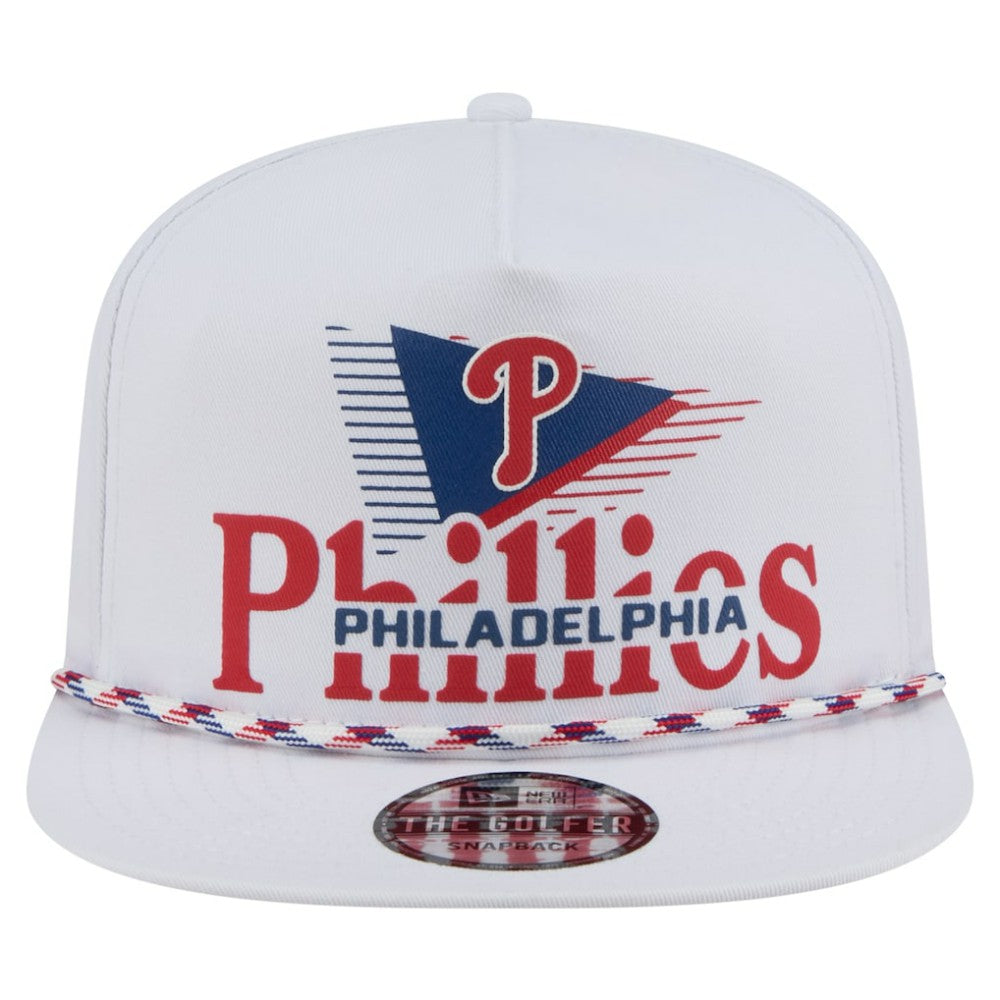 Philadelphia Phillies Collide Golfer Snapback Hat White