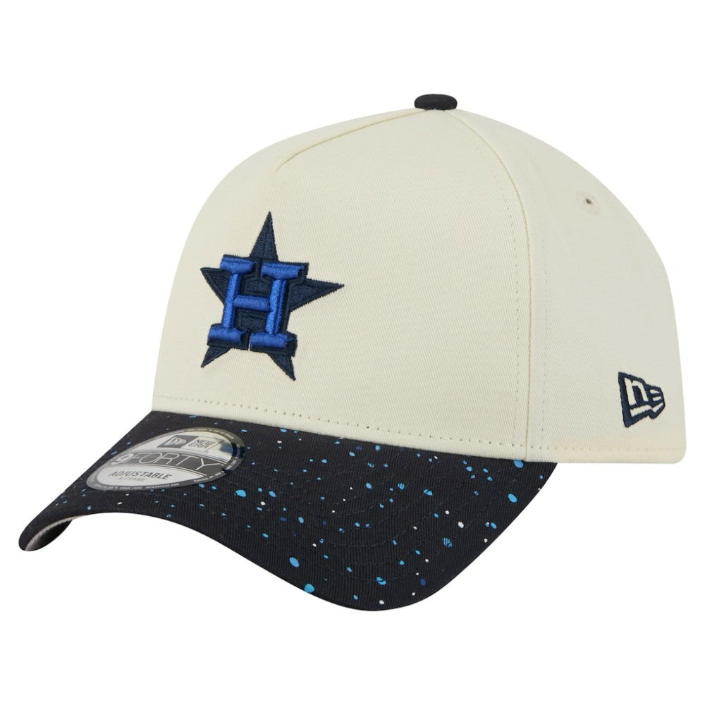 Houston Astros Speckle A-Frame 9FORTY Adjustable Hat Cream