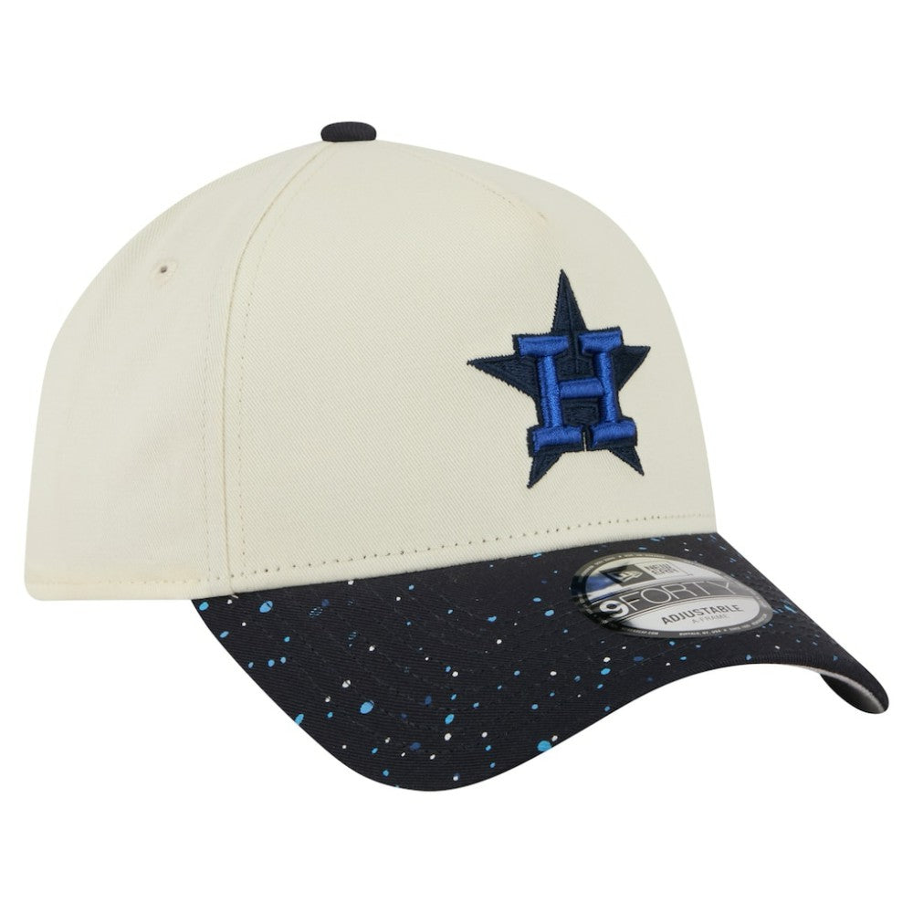 Houston Astros Speckle A-Frame 9FORTY Adjustable Hat Cream