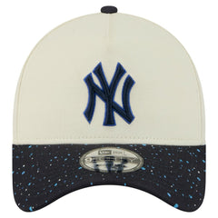 New York Yankees Speckle A-Frame 9FORTY Adjustable Hat Cream