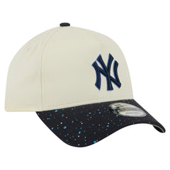 New York Yankees Speckle A-Frame 9FORTY Adjustable Hat Cream