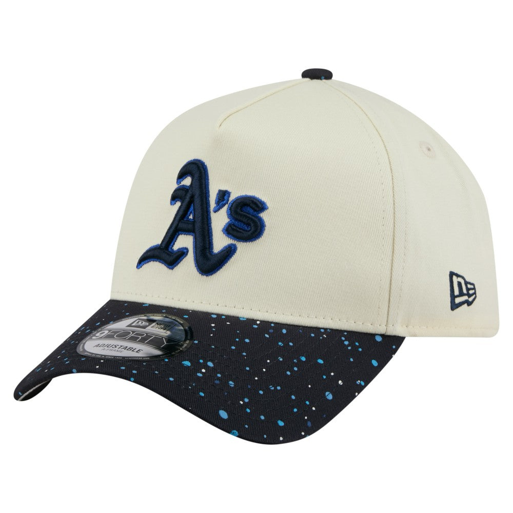 Athletics Speckle A-Frame 9FORTY Adjustable Hat Cream