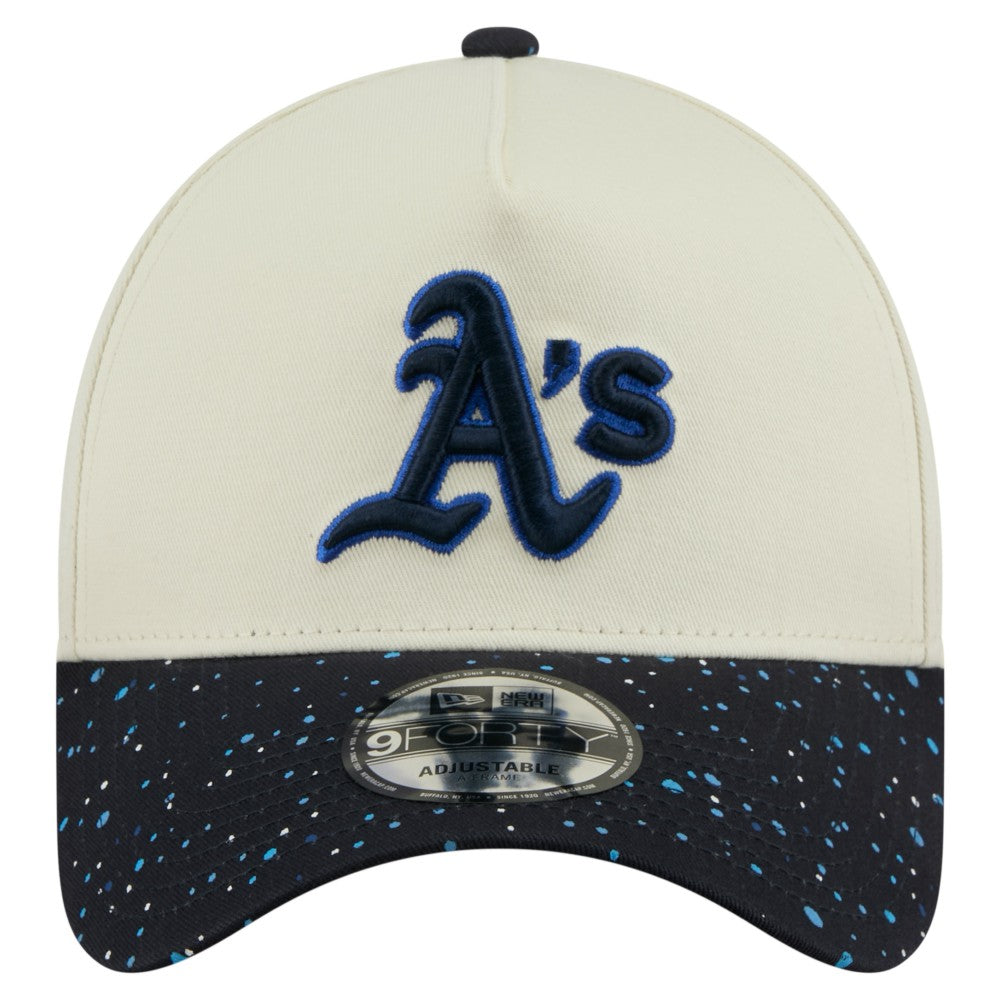 Athletics Speckle A-Frame 9FORTY Adjustable Hat Cream