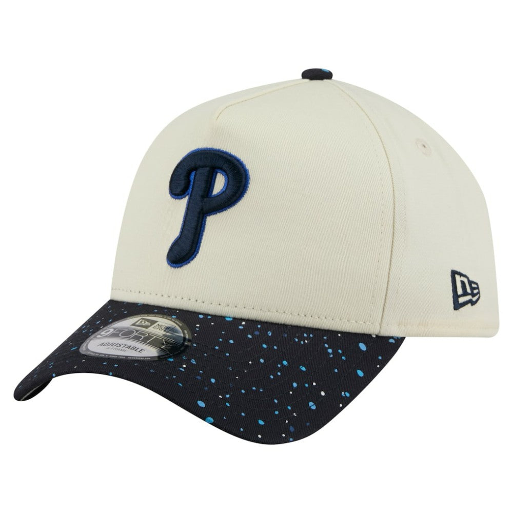 Philadelphia Phillies Speckle A-Frame 9FORTY Adjustable Hat Cream