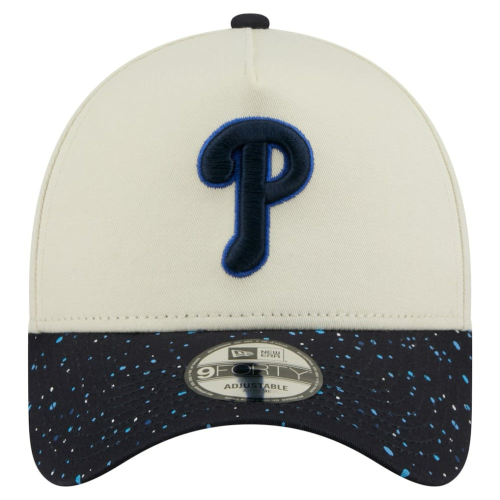 Philadelphia Phillies Speckle A-Frame 9FORTY Adjustable Hat Cream