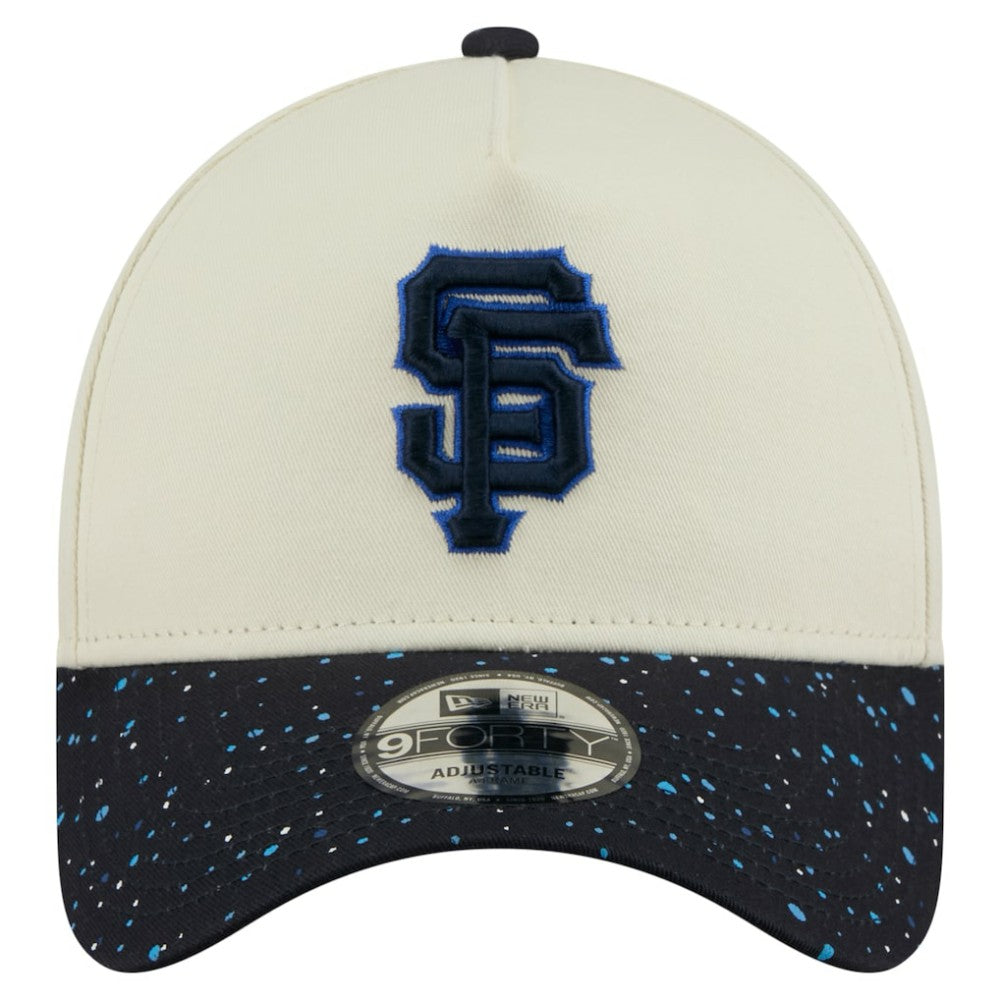 San Francisco Giants Speckle A-Frame 9FORTY Adjustable Hat Cream