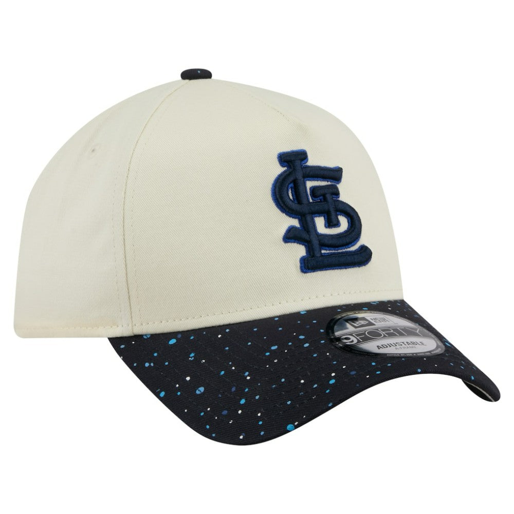St. Louis Cardinals Speckle A-Frame 9FORTY Adjustable Hat Cream