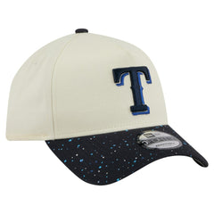Texas Rangers Speckle A-Frame 9FORTY Adjustable Hat Cream