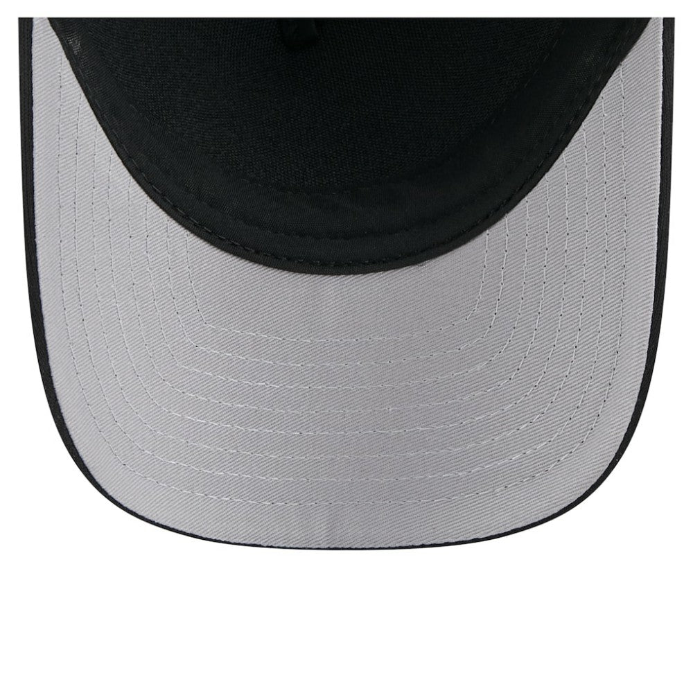 New York Yankees City Initial 9FORTY A-Frame M-Crown Adjustable Trucker Hat Black