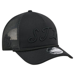 St. Louis Cardinals City Initial 9FORTY A-Frame M-Crown Adjustable Trucker Hat Black