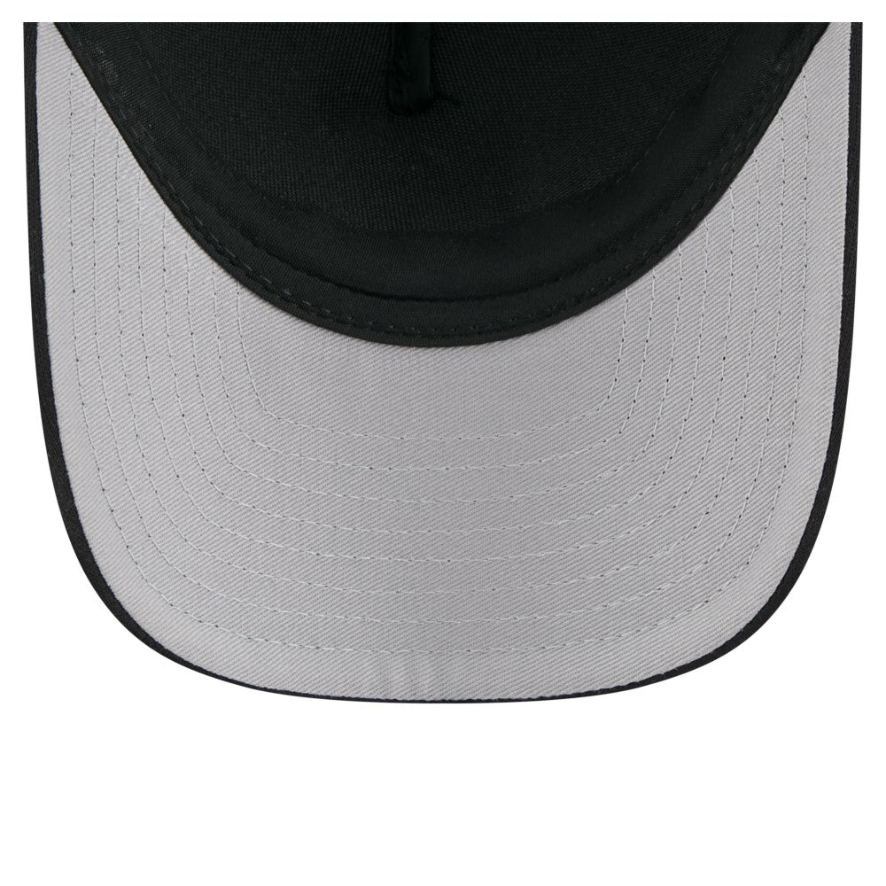 Miami Marlins City Initial 9FORTY A-Frame M-Crown Adjustable Trucker Hat Black