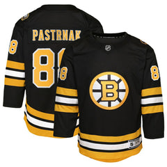 David Pastrnak Boston Bruins Youth Home Premier Player Jersey - Black Jerseys