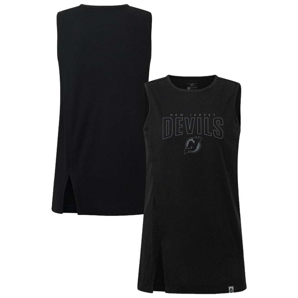 New Jersey Devils Levelwear Women's Influx Darkmoon Tank Top - Black Jerseys
