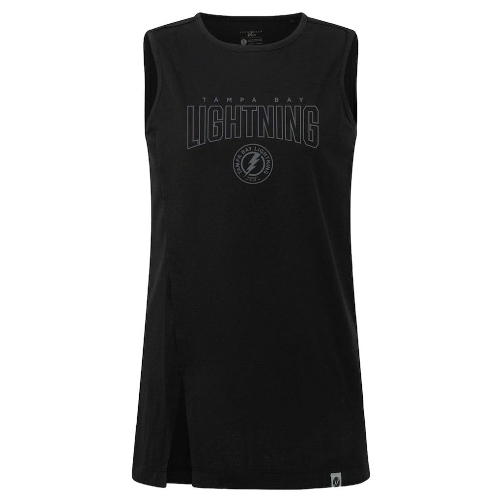Tampa Bay Lightning Levelwear Women's Influx Darkmoon Tank Top - Black Tank Top