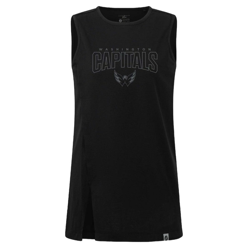 Washington Capitals Levelwear Women's Influx Darkmoon Tank Top - Black Tank Top