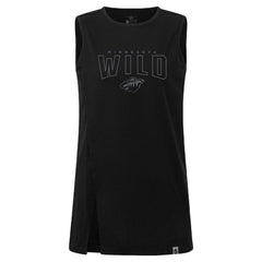 Minnesota Wild Levelwear Women's Influx Darkmoon Tank Top - Black Tank Top