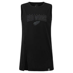 Detroit Red Wings Levelwear Women's Influx Darkmoon Tank Top - Black Tank Top