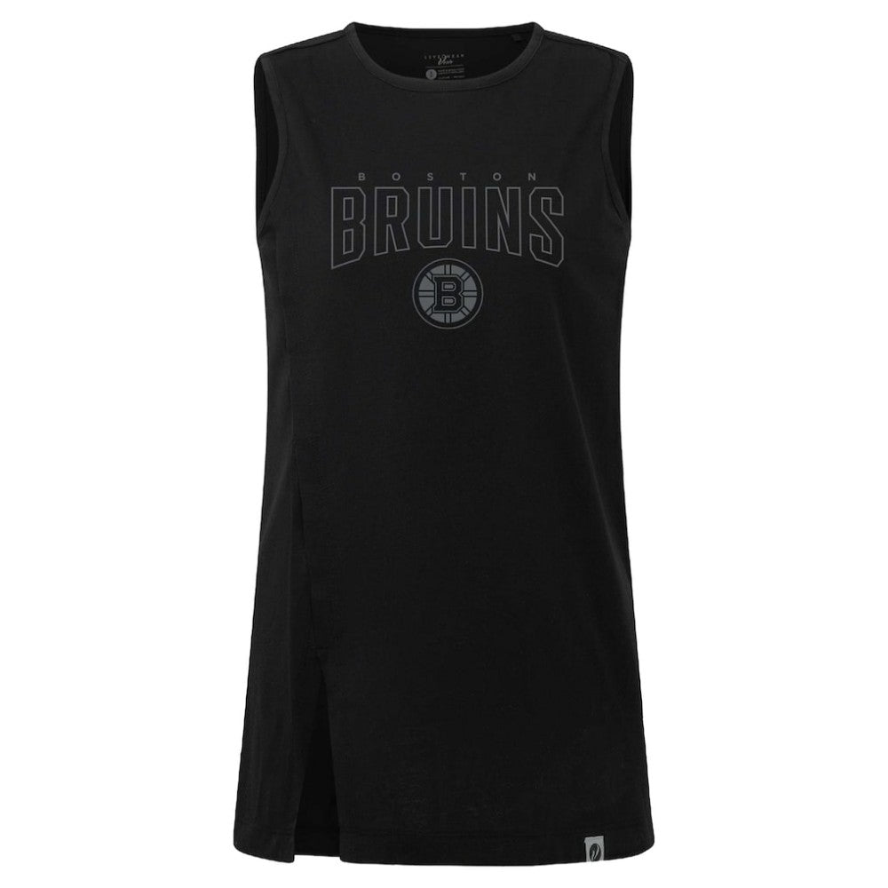 Boston Bruins Levelwear Women's Influx Darkmoon Tank Top - Black Tank Top