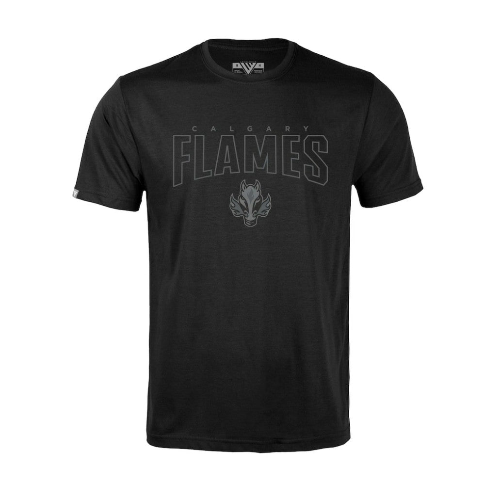Calgary Flames Levelwear Richmond Darkmoon T-Shirt - Black T-shirts