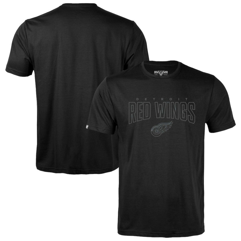 Detroit Red Wings Levelwear Richmond Darkmoon T-Shirt - Black T-shirts