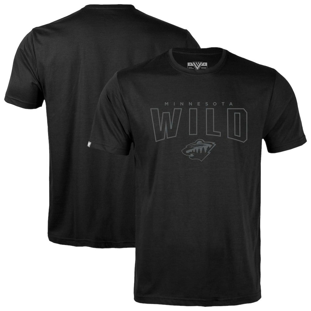 Minnesota Wild Levelwear Richmond Darkmoon T-Shirt - Black T-shirts