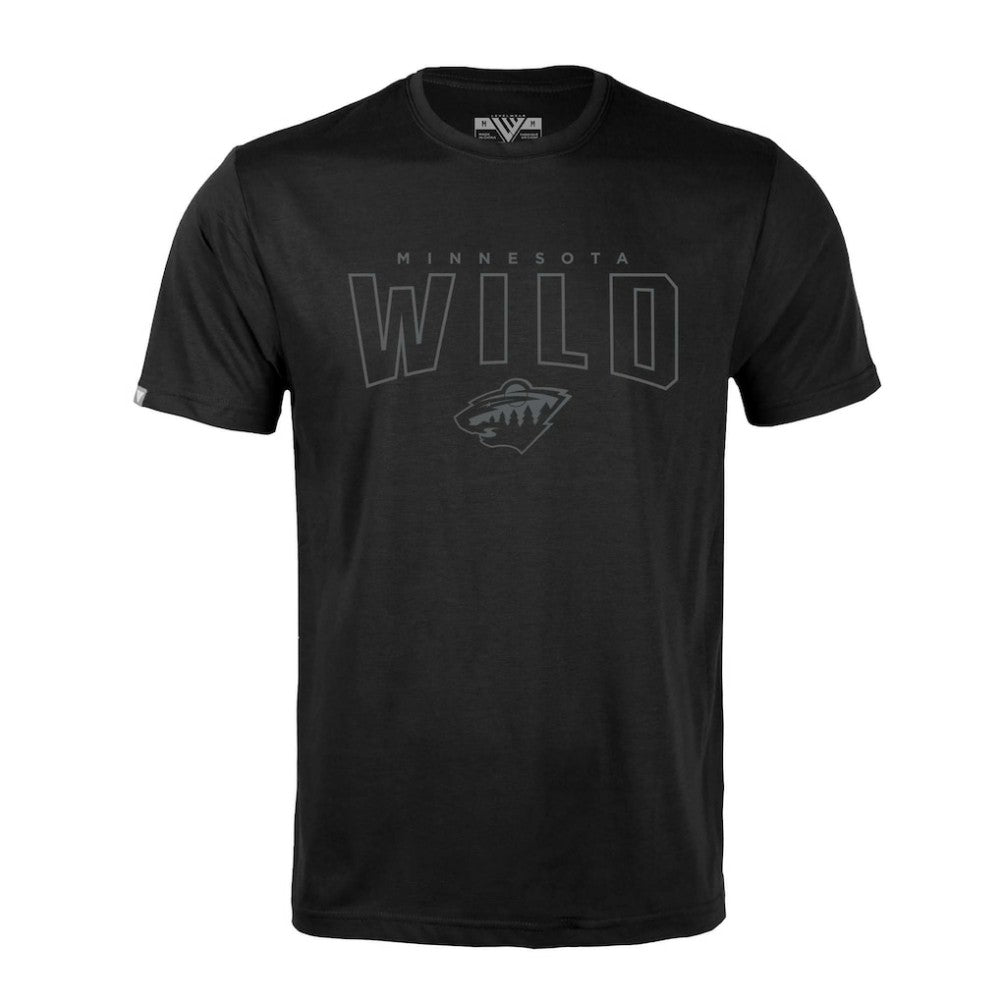 Minnesota Wild Levelwear Richmond Darkmoon T-Shirt - Black T-shirts