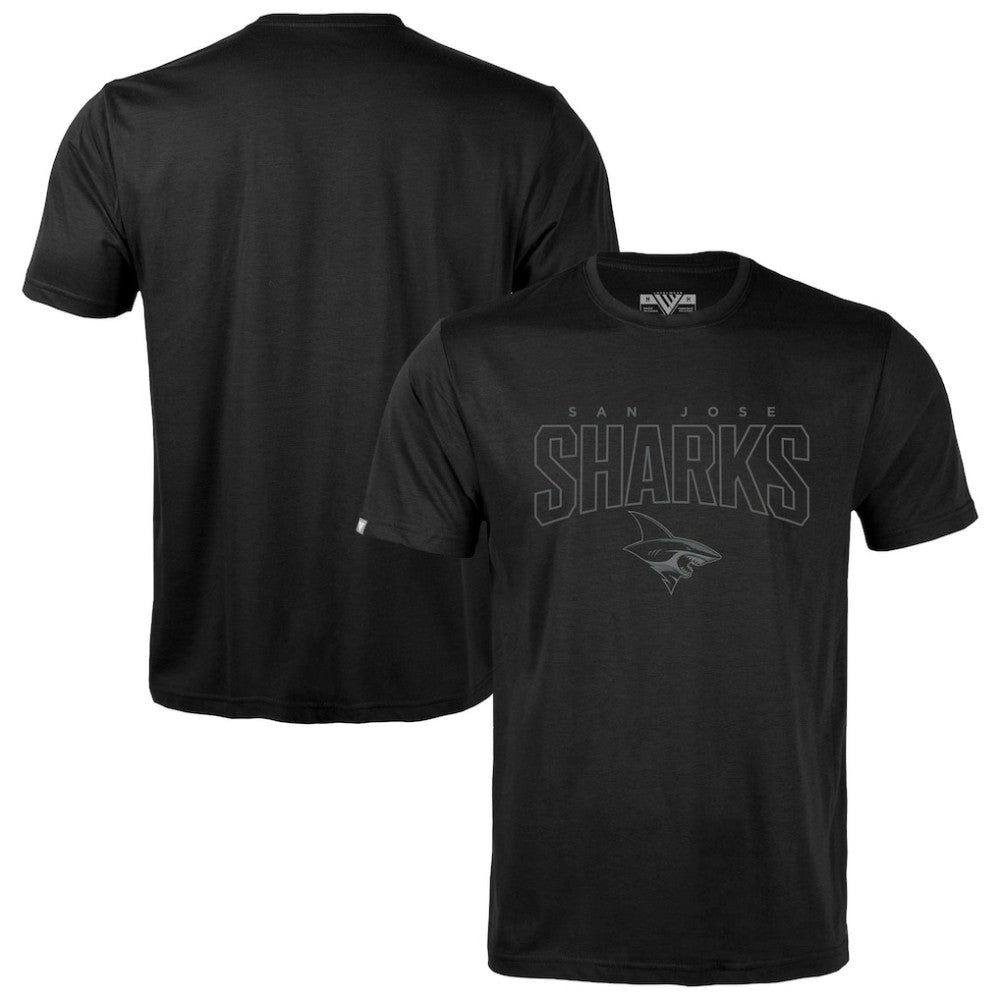 San Jose Sharks Levelwear Richmond Darkmoon T-Shirt - Black T-shirts