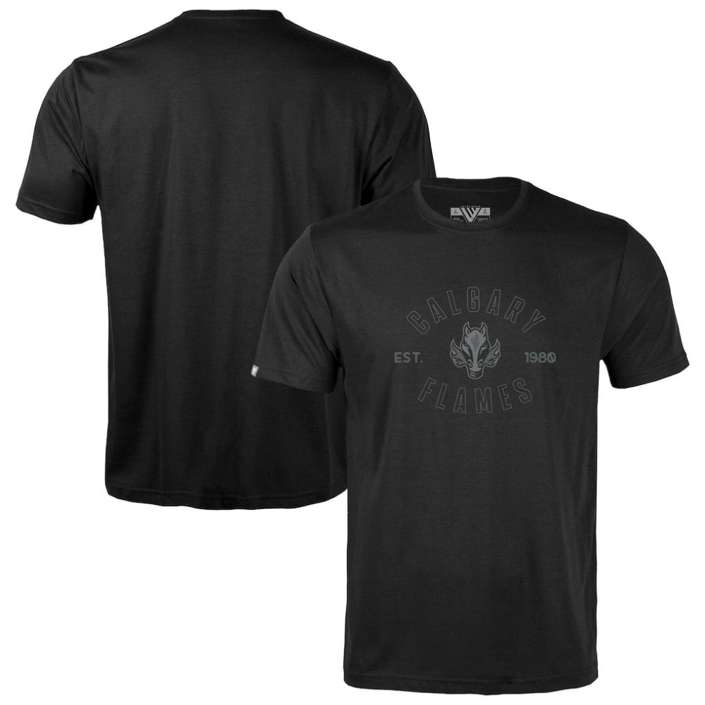 Calgary Flames Levelwear Youth Little Richmond Abyssal T-Shirt - Black T-shirts