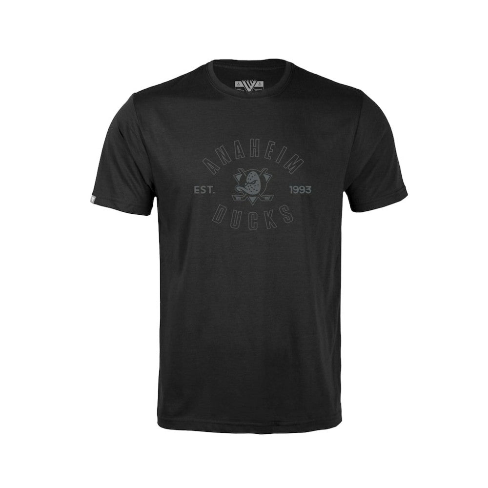 Anaheim Ducks Levelwear Youth Little Richmond Abyssal T-Shirt - Black T-shirts