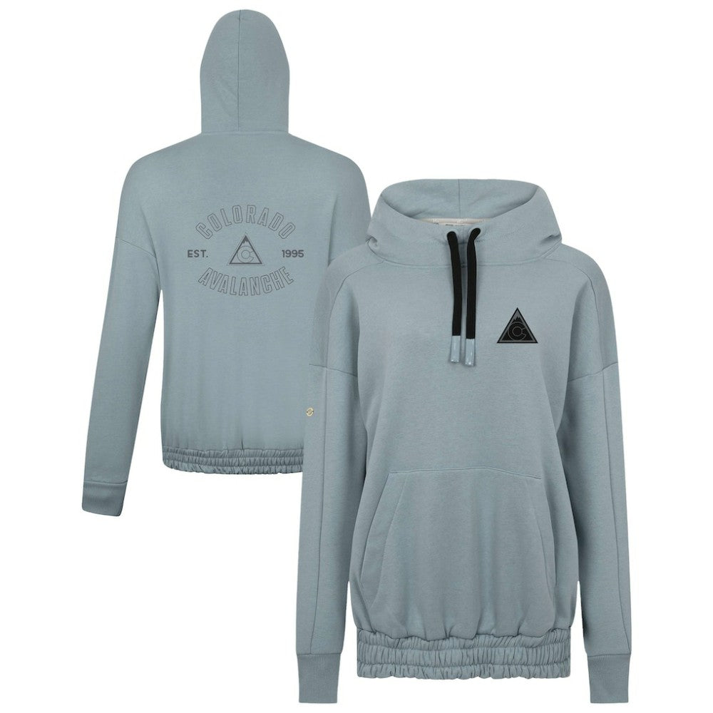 Colorado Avalanche Levelwear Women's Waterfall Nightfall Pullover Hoodie - Gray Hoodies