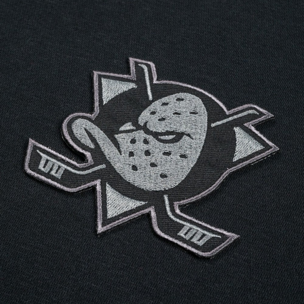 Anaheim Ducks Levelwear Women's Waterfall Nightfall Pullover Hoodie - Black Hoodies