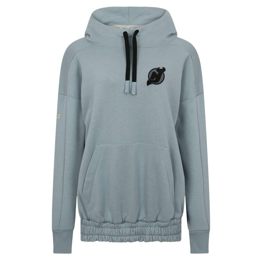 New Jersey Devils Levelwear Women's Waterfall Nightfall Pullover Hoodie - Gray Jerseys