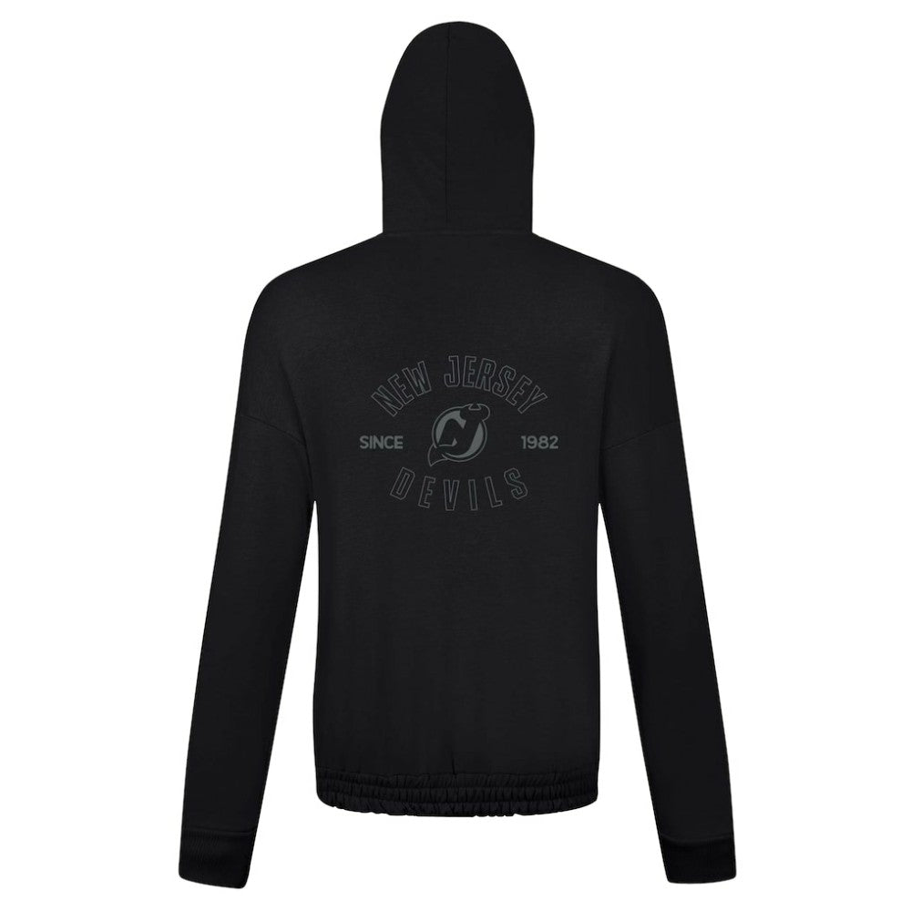 New Jersey Devils Levelwear Women's Waterfall Nightfall Pullover Hoodie - Black Jerseys