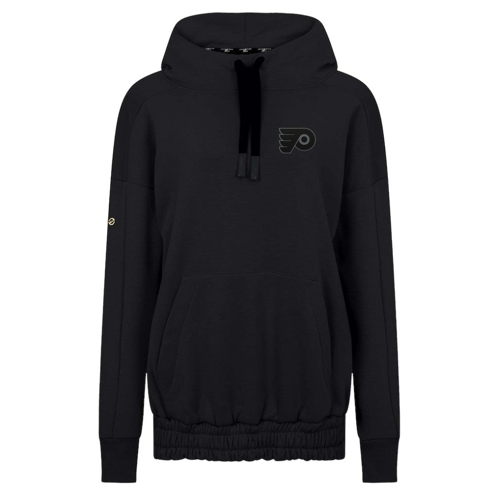Philadelphia Flyers Levelwear Women's Waterfall Nightfall Pullover Hoodie - Black Hoodies