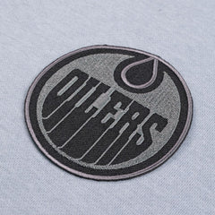 Edmonton Oilers Levelwear Women's Waterfall Nightfall Pullover Hoodie - Gray Hoodies