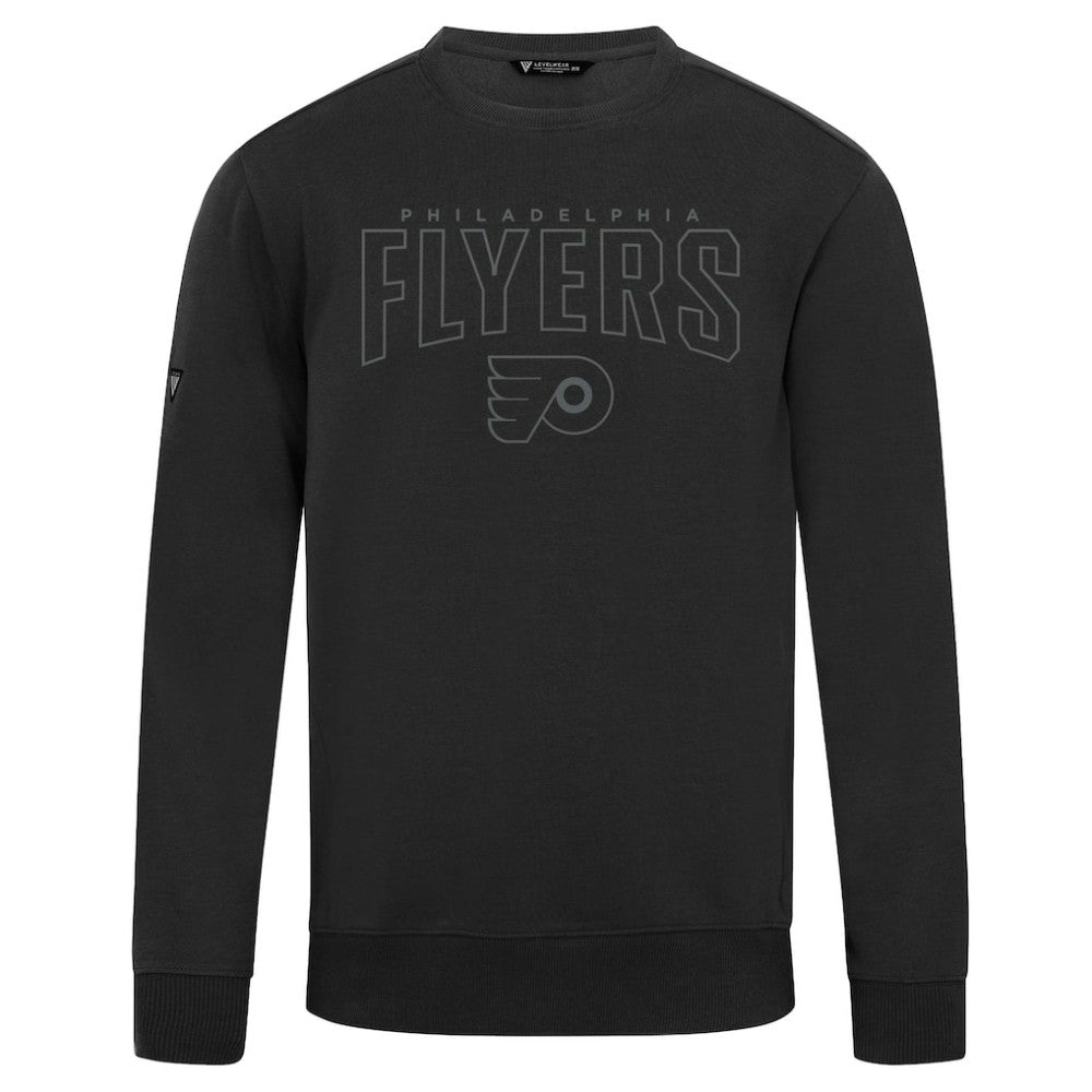 Philadelphia Flyers Levelwear Zane Darkmoon Pullover Sweatshirt - Black Sweatshirts