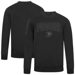 Pittsburgh Penguins Levelwear Zane Darkmoon Pullover Sweatshirt - Black Sweatshirts