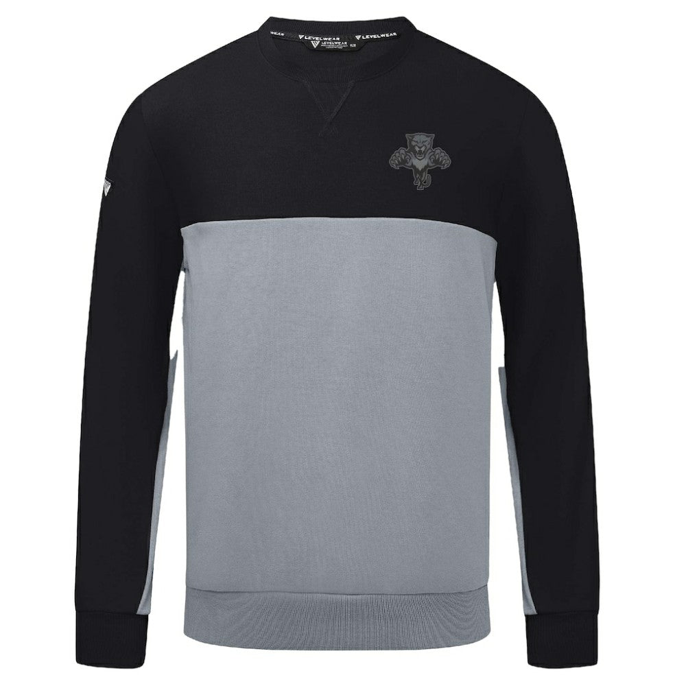 Florida Panthers Levelwear Legacy Nightfall Pullover Sweatshirt - Black/Gray Sweatshirts