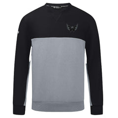 Washington Capitals Levelwear Legacy Nightfall Pullover Sweatshirt - Black/Gray Sweatshirts