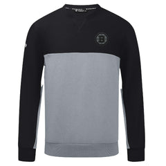 Boston Bruins Levelwear Legacy Nightfall Pullover Sweatshirt - Black/Gray Sweatshirts