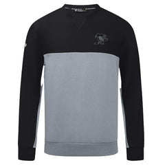 Pittsburgh Penguins Levelwear Legacy Nightfall Pullover Sweatshirt - Black/Gray Sweatshirts