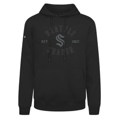 Seattle Kraken Levelwear Podium Abyssal Pullover Hoodie - Black Hoodies