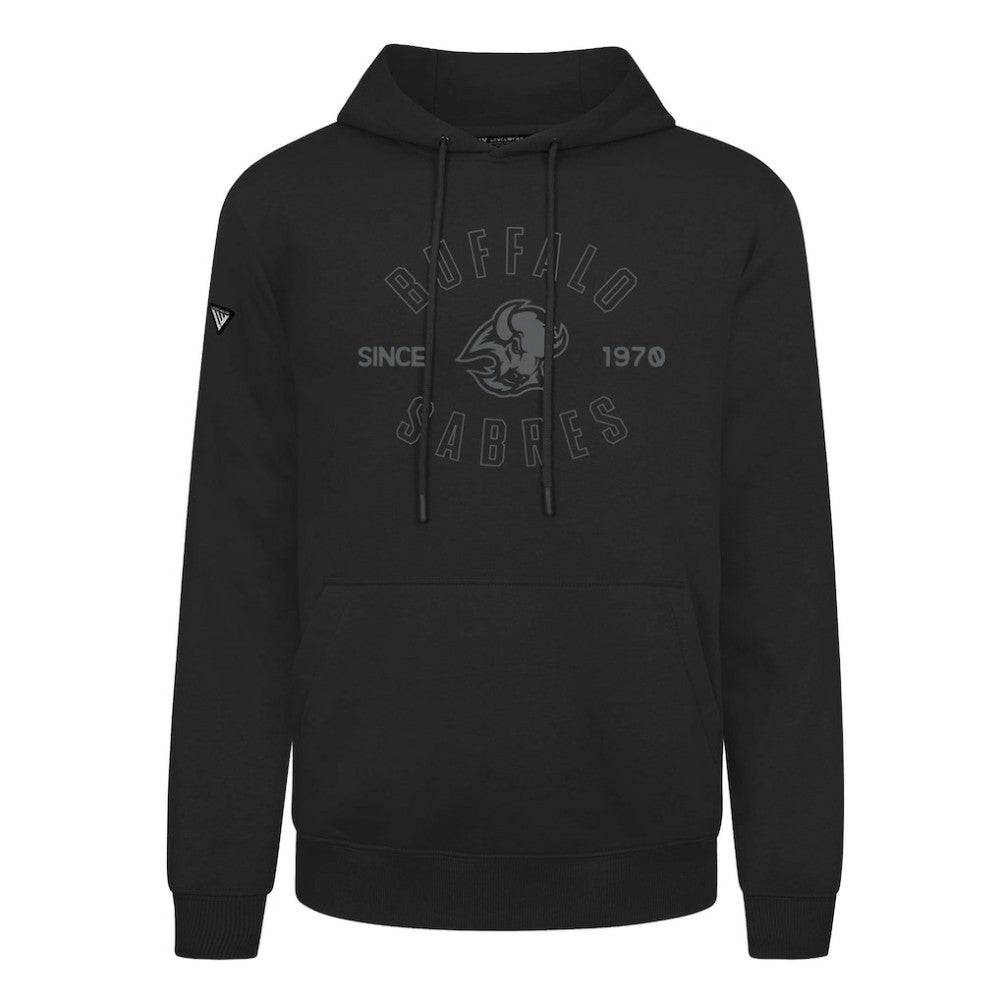 Buffalo Sabres Levelwear Podium Abyssal Pullover Hoodie - Black Hoodies