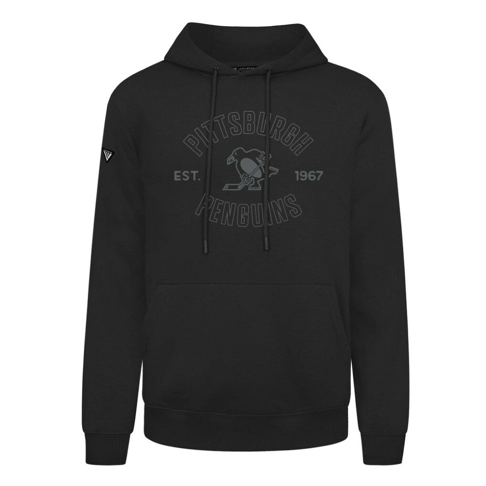 Pittsburgh Penguins Levelwear Podium Abyssal Pullover Hoodie - Black Hoodies